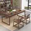 Nuevo Escritorio de Madera Maciza Imitación Antigua Estilo Chino, Mesa de Caligrafía de Madera de Olmo, Mesa de Pintura para Uso Doméstico, Escritorio de Oficina, Juego de Mesa y Silla para Pintura