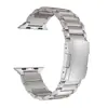 Adecuado para Correa de Reloj de Aleación de Titanio para Apple Watch 11S10 49/45mm Correa de Reloj de Aleación de Titanio para Apple Watch de Tres Eslabones