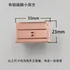 Ventas Directas Transfronterizas Aleación de Zinc Cerradura Cuadrada Caja de Regalo Caja de Embalaje Caja de Joyería Cerradura de Pines Accesorios para Equipaje Cerradura Fija