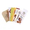 Bolsa de Papel Kraft con Ventana de Color Personalizado para Cuchillo, Funda de Papel para Cuchillo, Funda para Tarjeta, Bolsa de Papel para Cuchillo, Tenedor, Cuchara, Vajilla, Bolsa de Papel de Embalaje Engrosado