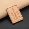 Llavero de Cuero para Mahjong Simple Hecho a Mano de Piel de Vaca Colgante de Llave de Mahjong Cuero Creativo