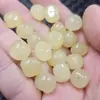 Cuentas Sueltas de Jade de Cuarcita Amarilla, Jade de Imitación, Cuentas de Piedra Amarilla de Imitación, Accesorios Irregulares para Joyería