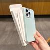 Capa de couro fosco com furo grande resistente a quedas para Apple 15Promax Nova capa protetora de couro para iPhone14
