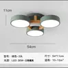Luz de techo para sala de estar, elegante luz minimalista nórdica creativa estilo madera natural para dormitorio, iluminación VV Taiwán, estilo moderno minimalista