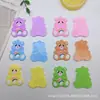 Novo Urso Cola Macia de PVC Patch Decoração para Capa de Celular Material DIY Grampo de Cabelo Joia Buraco Buraco Acessórios de Fivela de Chinelo