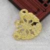 Joyería DIY Cobre Chapado en Oro de 24K Conservador de Color 27*23mm Broche Estilo Antiguo Cabeza Pin Joyería Accesorio Hecho a Mano B1987