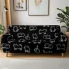 Funda de Sofá Elástica Nueva Todo Incluido Hecha a Medida Transfronteriza con Diseños de Animales de Dibujos Animados, Adecuada para Todas las Estaciones y Funda de Sofá Anti-Arañazos de Gato