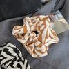 Verão Nova Moda Leopardo Intestino Grosso Anel de Cabelo Elegante Simples Corda de Cabelo Cyber Celebridade Tendão de Borracha All-match Retro Tie Rope Mulheres