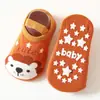 Calcetines para Caminar de Bebé de Primavera y Otoño Calcetines Infantiles de Dibujos Animados con Puntos Antideslizantes para Educación Temprana Zapatos para Caminar de Bebé Calcetines de Piso