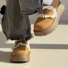 Zapatos Birkenstock de suela gruesa para aumentar la altura con lazo dulce de cobertura total para mujer, nuevo estilo de otoño 06, adecuados para combinar con faldas, zapatos de vestir de estilo francés de suela blanda