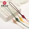 Cuerda tie-dye, nudo de la suerte, producto semiacabado, cuerda para manualidades hechas a mano, accesorios decorativos, cuerda trenzada, caja de regalo con cuerda a juego