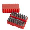 Conjunto de Brocas Sólidas e Vazadas com 33 Peças, Chave de Fenda Elétrica, Ferramenta de Broca de Chave de Fenda com Formato Especial