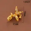 Accesorios Antiguos Vietnamitas de Oro de Arena Alta Retención de Color Cuentas Espaciadoras Colgante de Zirconio Incrustado de Durazno Cadena de Extensión para Pulsera y Collar Joyería DIY