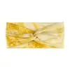 Accesorios para el cabello con estampado Tie-Dye Diadema Moda Europea y Americana Versátil Diadema Deportiva Nueva Diadema Cruzada Estampada Venta al por mayor