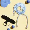Cordón para Teléfono Móvil de 6 mm Se Puede Usar en Diagonal a Través de la Cuerda, Cordón Anti-Pérdida, Teléfono Móvil se Puede Llevar en la Espalda, Cuerda Larga Trenzada, Cordón para Hombro de Teléfono Móvil, Cadena para Teléfono Móvil