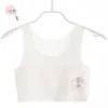 Ropa interior para niñas Verano Seda de Hielo Sin Marcas Bra de Desarrollo para Estudiantes Ligero Transpirable Lindo Cómodo Chaleco Pequeño para Niñas