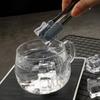 Pinza para Hielo de Acero Inoxidable 304 Suministros de Cocina Herramientas Vacío Titanio Chapado en Oro Cubo de Hielo Engrosado Creativo Pinza de Silicona