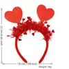Spot de Fábrica Amazon Xiyin Temu Diadema de Corazón para el Día de San Valentín Decoración de Ambiente Fiesta Europea y Americana del Día de San Valentín