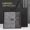 Cuaderno A5 Personalizado Oficina Simple Bloc de Notas Engrosado Cuero Suave Cierre Magnético Cuaderno Caja de Regalo