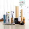 Atacado de fábrica pote de papel redondo para chá perfumado e alimentos Copo térmico Mousepad Tapete de yoga Produtos para cuidados com a pele Roupas Pote de papel Kraft