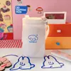 2025 nuevo juego de tazas bolsa de lona perro de jade caricatura linda bolsa diagonal bolsa para termo bolsa de lona bolsa