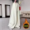 Pantalones de Chándal para Niña Otoño e Invierno 2026 Nuevo Estilo Casual Niña Estilo Coreano Niños Medianos y Grandes Pantalones de Chándal Gruesos con Forro Polar Ropa Infantil Transfronteriza