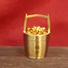 Adornos Artesanales de Sapo Dorado de Latón, Cornucopia, Lingote Pequeño de Oro de Arena, Adornos de Fortuna para Escritorio de Oficina, Dropshipping