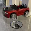 Silla de Peluquería Infantil Altura Ajustable Silla de Peluquería de Coche Infantil Juguete Creativo Tipo Coche Silla de Peluquería de Coche Barbería