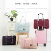 Bolsa de mano para viaje multifuncional plegable bolsa de viaje con hombro portátil bolsa de equipaje puede cubrir maleta de ruedas bolsa grande de almacenamiento