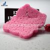 Esponja de pulpa de madera para limpieza de juegos de té esponja de pulpa de madera absorbente esponja de pulpa de madera amigable con la piel cepillo de baño venta directa
