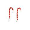 Nuevo colgante de muleta tejida de Navidad pendientes creativos accesorios joyería de Navidad