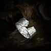 Anillo Promotor de Riqueza Estilo Chino Plata de Ley 925, Anillo Retro Espíritu de la Montaña, Nuevo Anillo de Fortuna Estilo Chino para Dedo Índice, Unisex
