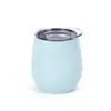 Europa y Estados Unidos para taza de huevo de 12 oz acero inoxidable 304 spray al vacío forma de U taza de cáscara de huevo swig copa creativa para vino tinto