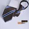 Gravata Masculina Executiva de Negócios Casamento Masculino Zíper Profissional Fácil de Puxar 8cm Primavera Nova