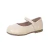 Sapatos de Couro para Meninas, Sapatos Mary Jane Respiráveis, Modelos Primavera/Verão 2026, Sapatos Princesa para Bebês Meninas, Sapatos de Solado Macio, Modernos