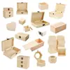Cajas de Madera Personalizadas, Cajas de Embalaje Poligonales, Cajas de Almacenamiento de Madera, Cajas de Regalo de Madera con Tapa abatible, Cajas Pequeñas de Madera, Cajas de Madera Personalizadas