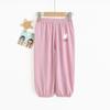 Algodón Porcelana de Hielo Verano Nuevo Pantalón para Niños Pantalón Antimosquitos Pantalón para Niños Niños y Niñas Multicolor Estampado Ramo de Flores Pie Pantalón Casual