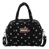 Moda Estilo Coreano Bolinhas Bolsa Quadrada Pequena de Ombro Único 2026 Novo Modelo Grande Capacidade Versátil Exquisite Bolsa de Mão Bowling