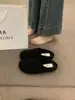 Sapatos Birkenstock de lã cinza estilo retrô floresta para mulheres, calçados de outer wear para outono e inverno, novo modelo slip-on 2026, pantufas de meia com forro de fleece