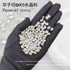 Broca de uñas transparente K9 flash ráfaga puntiaguda broca blanca alta calidad amor óvalo broca pila broca joyería de uñas al por mayor