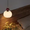 Luminária Pendente Retro Latão Estilo Japonês para Quarto, Mesa de Cabeceira, Balcão de Bar de Luxo Leve, Corredor de Entrada, Vitrine, Pequena Luminária Pendente de Madeira de Nogueira para Homestay