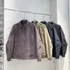 Nova Jaqueta Harrington Masculina de Outono com Gola Lapela, Design Falso de Duas Peças, Tops de Alta Qualidade e Tendência para Homens