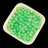 Cuentas Perforadas de Acrílico Transparente de Colores Ab, Cuentas Redondas Coloridas para Manualidades, Pendientes, Pulseras, Cuentas Sueltas, Accesorios de Joyería