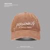 Gorra de Béisbol Americana Lavada con Agujeros Viejos para Hombre y Mujer para Combinar con Todo Gorra de Letras Muestra Rostro Muestra Parejas Sombrero para el Sol