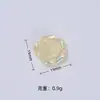 Flor de Rosa Galvanizada Desenho Animado Artesanal DIY Acessórios para Joias Cola Cremosa Resina Peças Pequenas Material para Presilha Kit