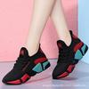 Zapatos casuales con suela suave, zapatos cómodos para caminar para mujer, zapatos para mamá, zapatos deportivos transpirables de punto con mosca para mujer, zapatos deportivos casuales