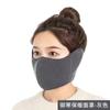 Invierno Engrosado A prueba de frío Máscara cálida Máscara Dos en uno Máscara para orejas Montar al aire libre A prueba de viento Máscara facial para orejas