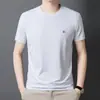 Camiseta Masculina de Manga Curta 2025, Nova Camiseta Casual Fina de Seda de Gelo de Secagem Rápida de Meia Manga para o Verão 2025