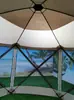 Barraca de Malha com Proteção Seis Lados contra Insetos, Portátil e Dobrável para Acampamento ao Ar Livre, Proteção Solar e Ventilação