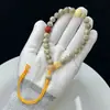 Hainan Estrella Verde Luna Bodhi de Mano Pulsera Estilo Chino Nuevo Cuentas Budistas Pulsera de Juego para Hombres y Mujeres Venta al por Mayor